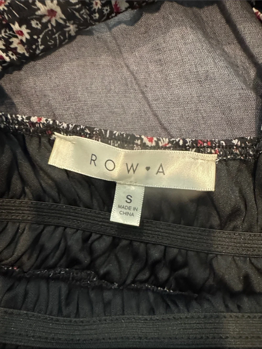 Row A Flounce Mini Dress (never worn)